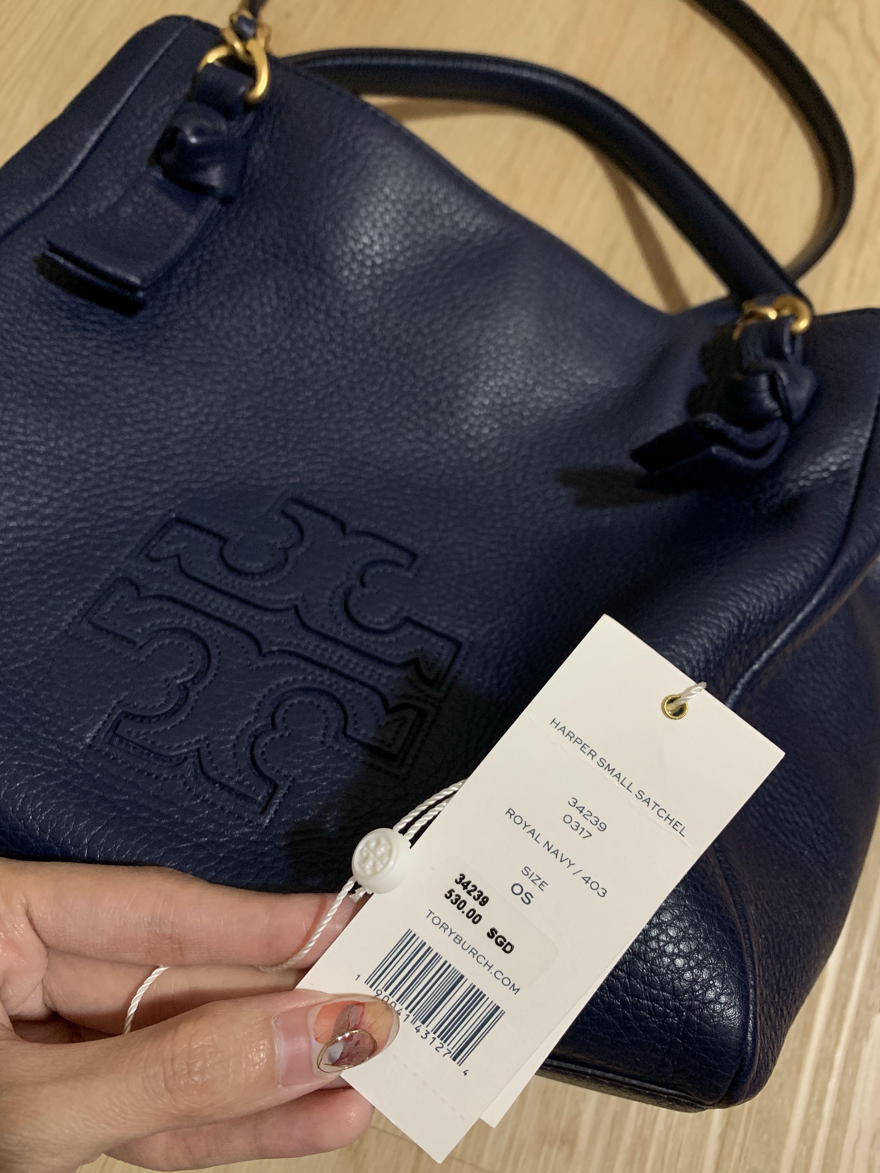 Tory Burch Harper Small Satchel, Women's Fashion, Bags & Wallets, Cross