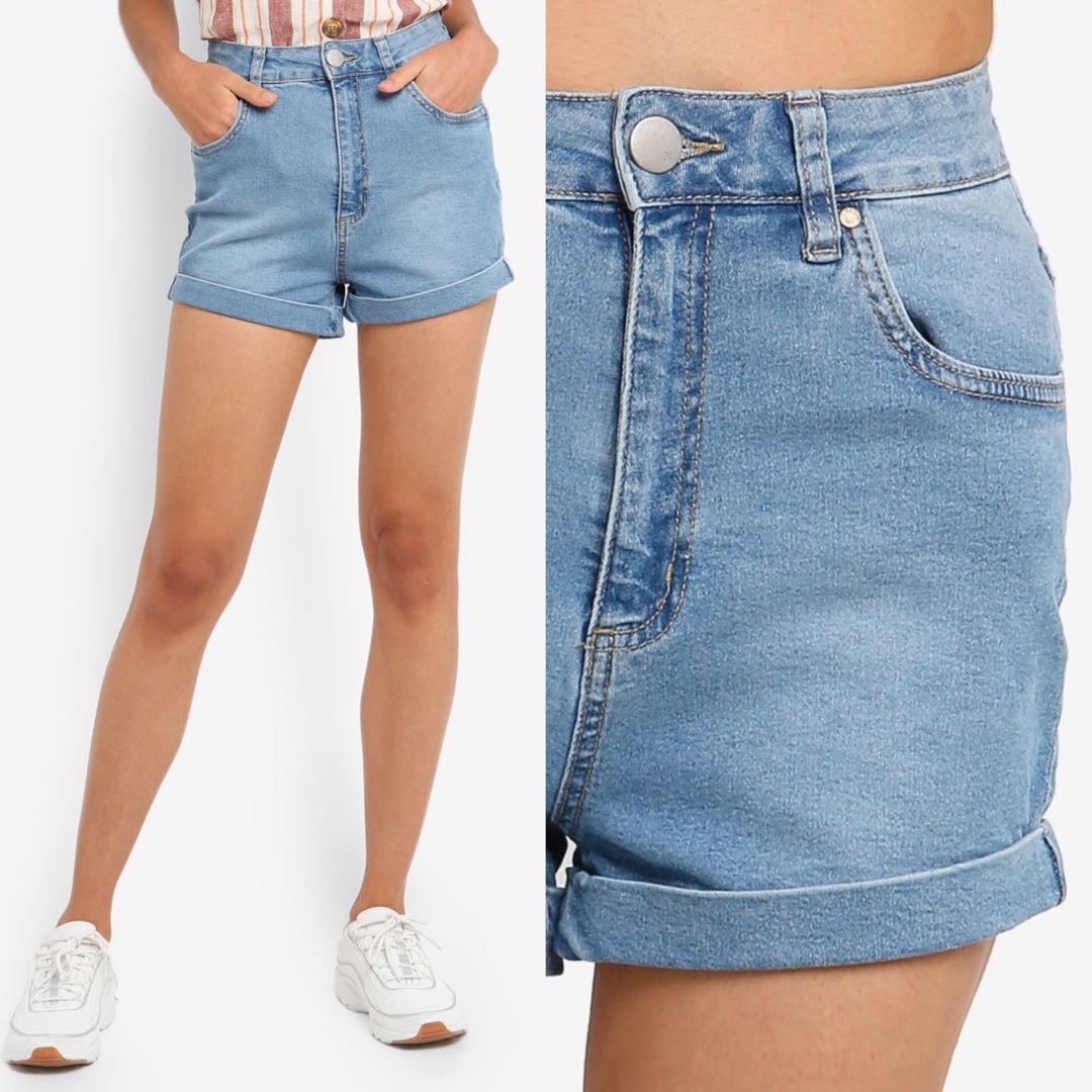 Classic Stretch Denim Shorts 