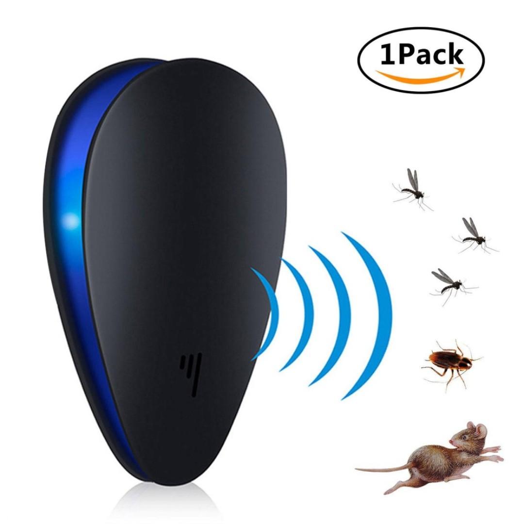 Ultrasonic Pest Repeller Pest Reject Enhanced Version Mosquito Pest Control Plug In Rat Repellent Indoor For Insects Ultrasonic Anti Mosquito Rat Mouse Cockroach Pest Insect Repellent Uk Plug Black Electronics Others On