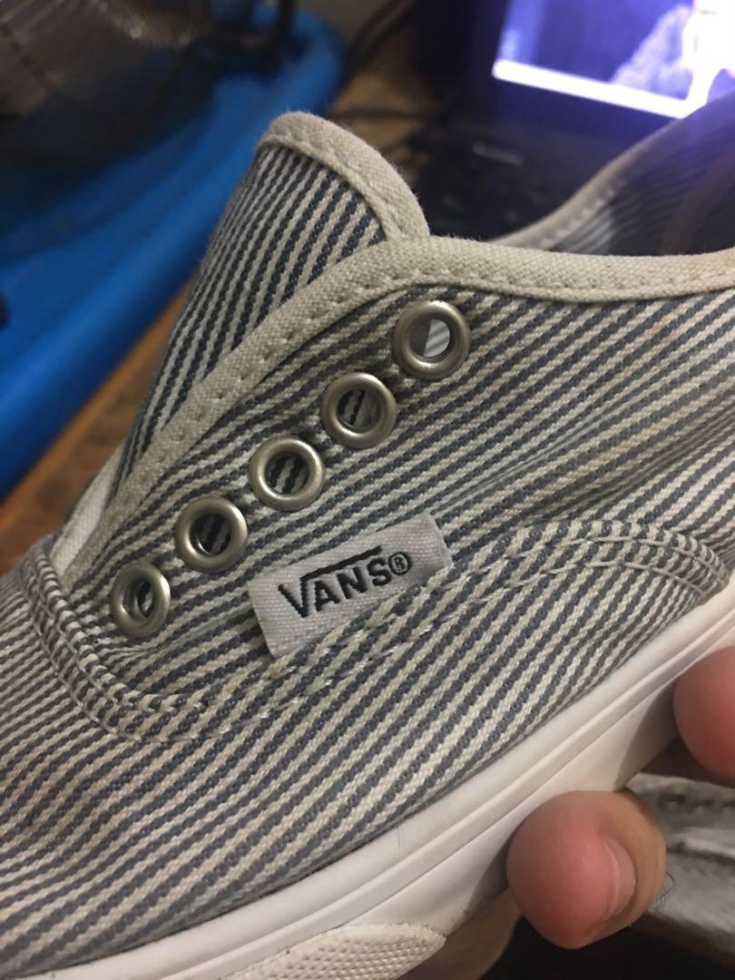 Vans authentic stripe hotsell