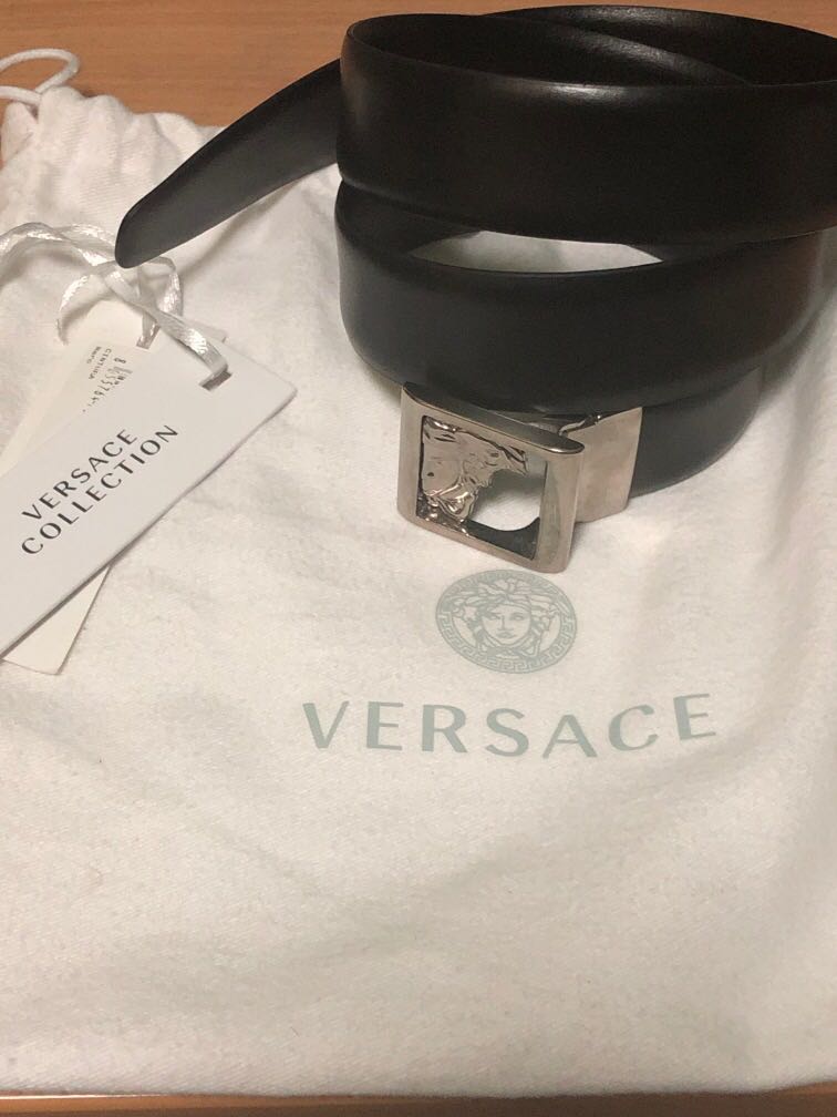 Versace Half Medusa Belt, Luxury, Accessories on Carousell