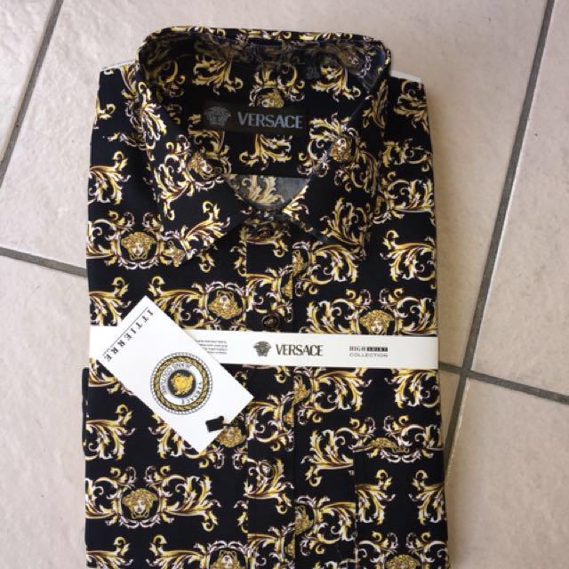 Versace Men Shirt Men S Fashion Clothes On Carousell