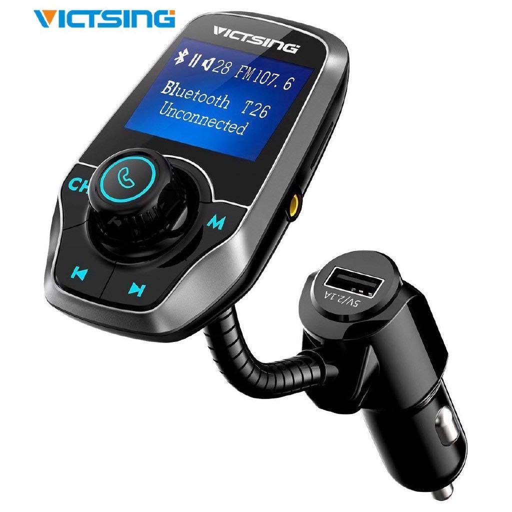 Victsing Bluetooth FM transmitter, Car Accessories, Accessories on