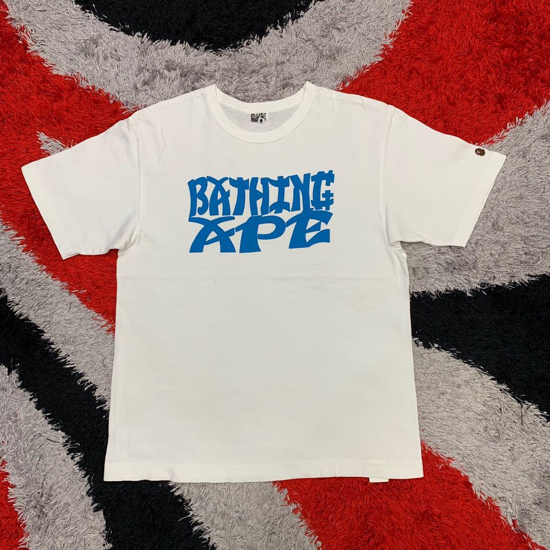 A BATHING APE ジェネラル ALL White Tシャツ elc.or.jp