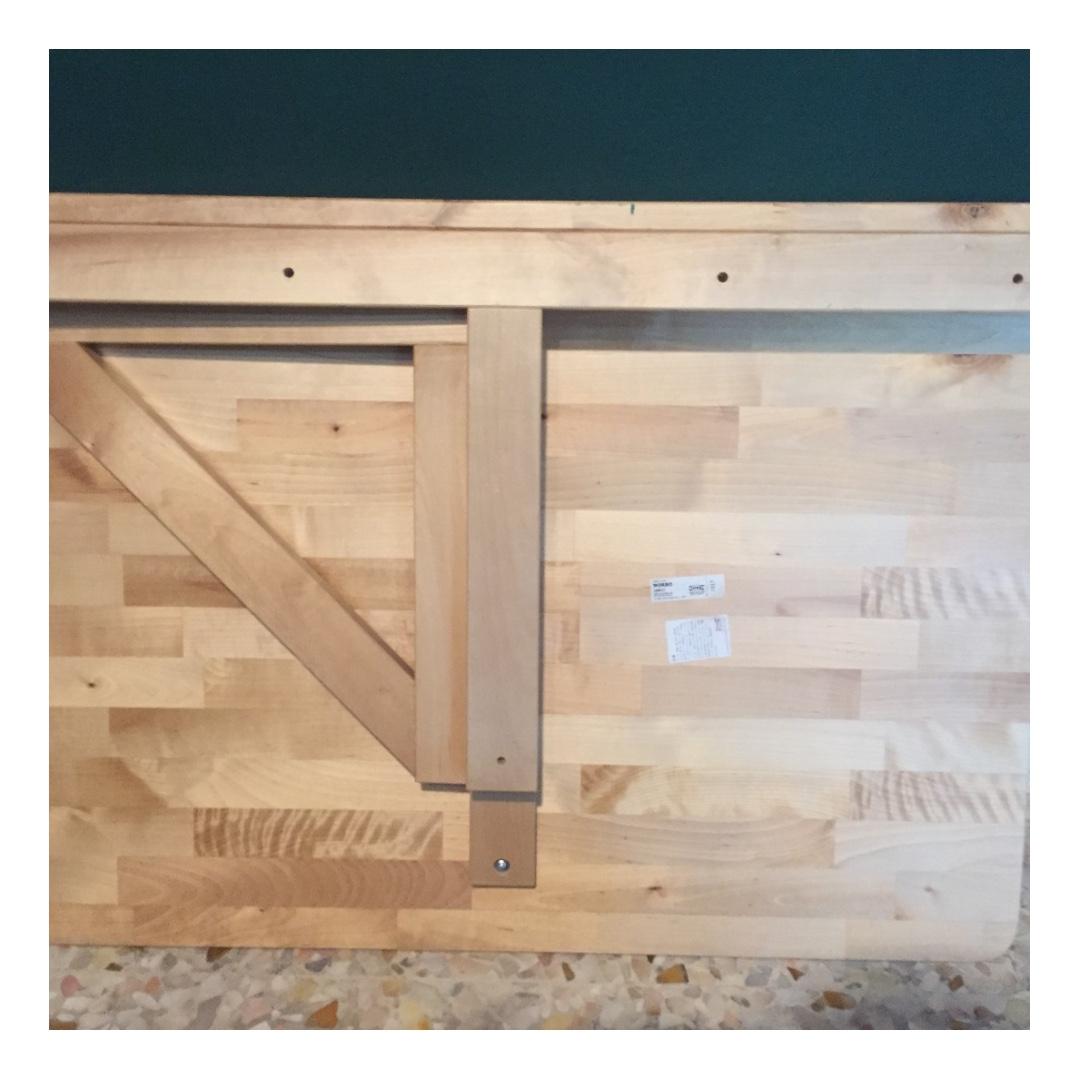 Wall Mounted Drop Leaf Table Ikea Norbo 79x59 Cm Furniture