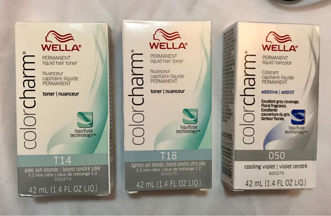 Wella Color Charm Hair Color Toner T14 & 050, Beauty & Personal Care, Hair  on Carousell