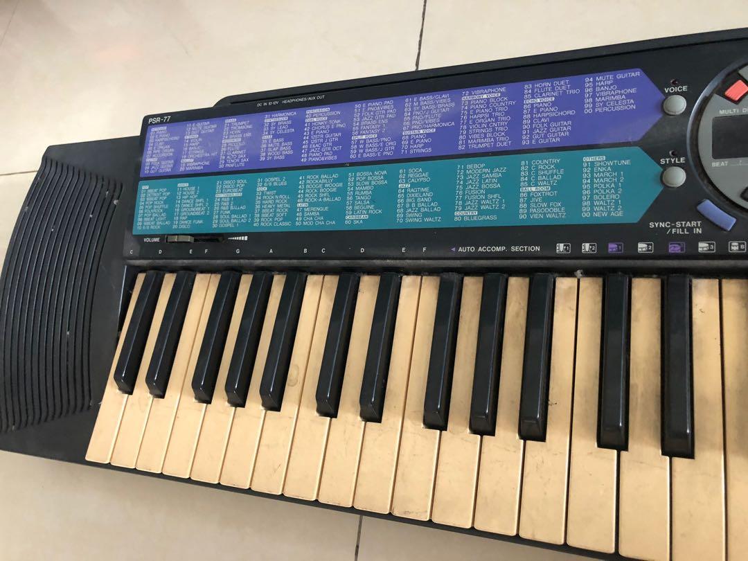 Yamaha Psr 77 Keyboard Hobbies Toys Music Media Musical Yamaha Psr 77 Keyboard Hobbies Toys Music Media Musical