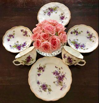 Dainty Antique Victorian Trios