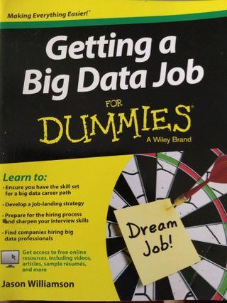 Getting a big data job for dummies