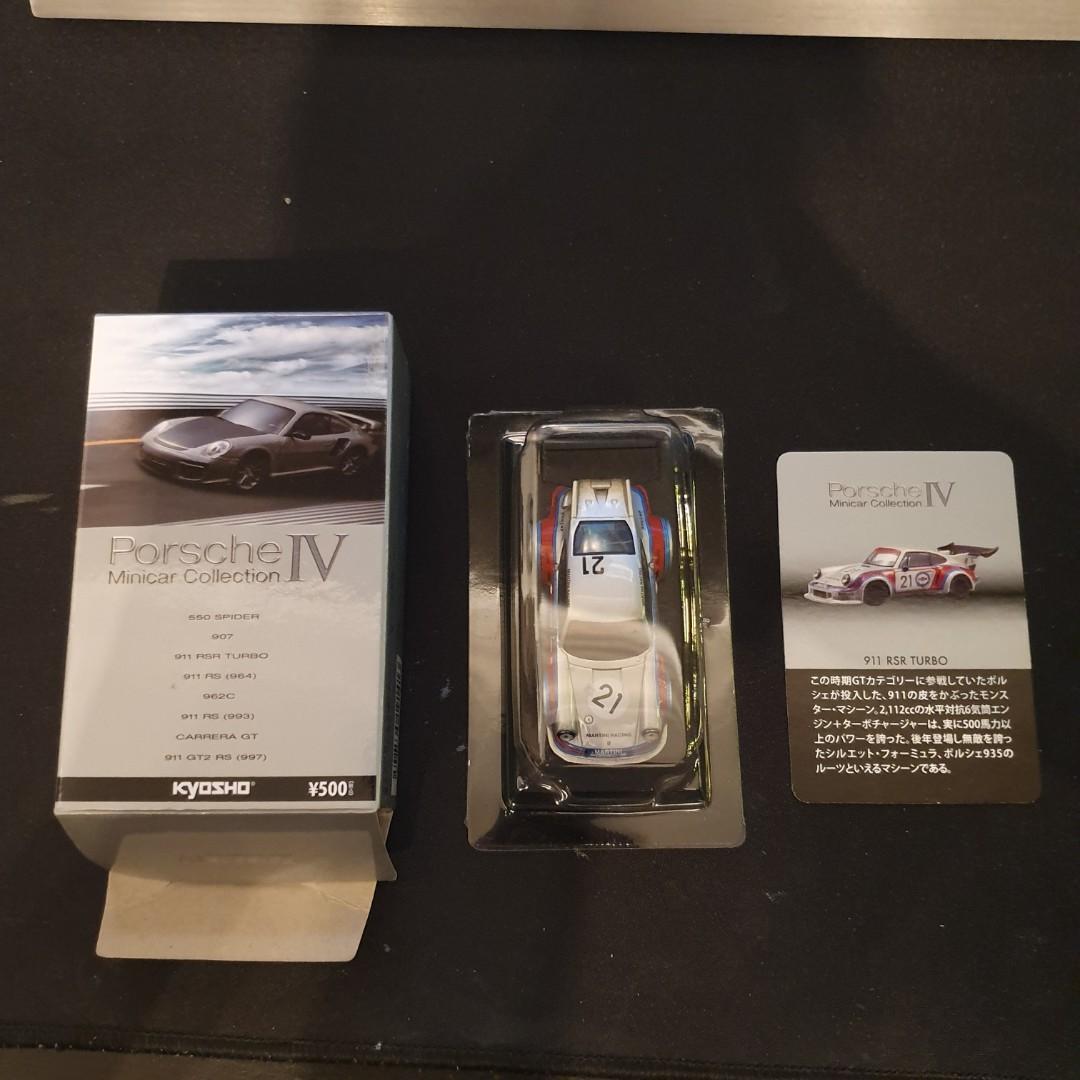 Miniature Kyosho 1/64 - Porsche 911 Turbo S - Série 5 - Import Japon - Neuf