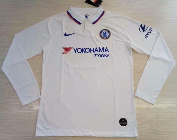Chelsea white long sleeve jersey store