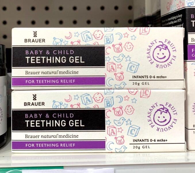 Brauer teething on sale gel