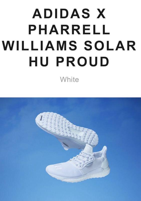 Adidas x Pharrell Williams Solar HU Proud White