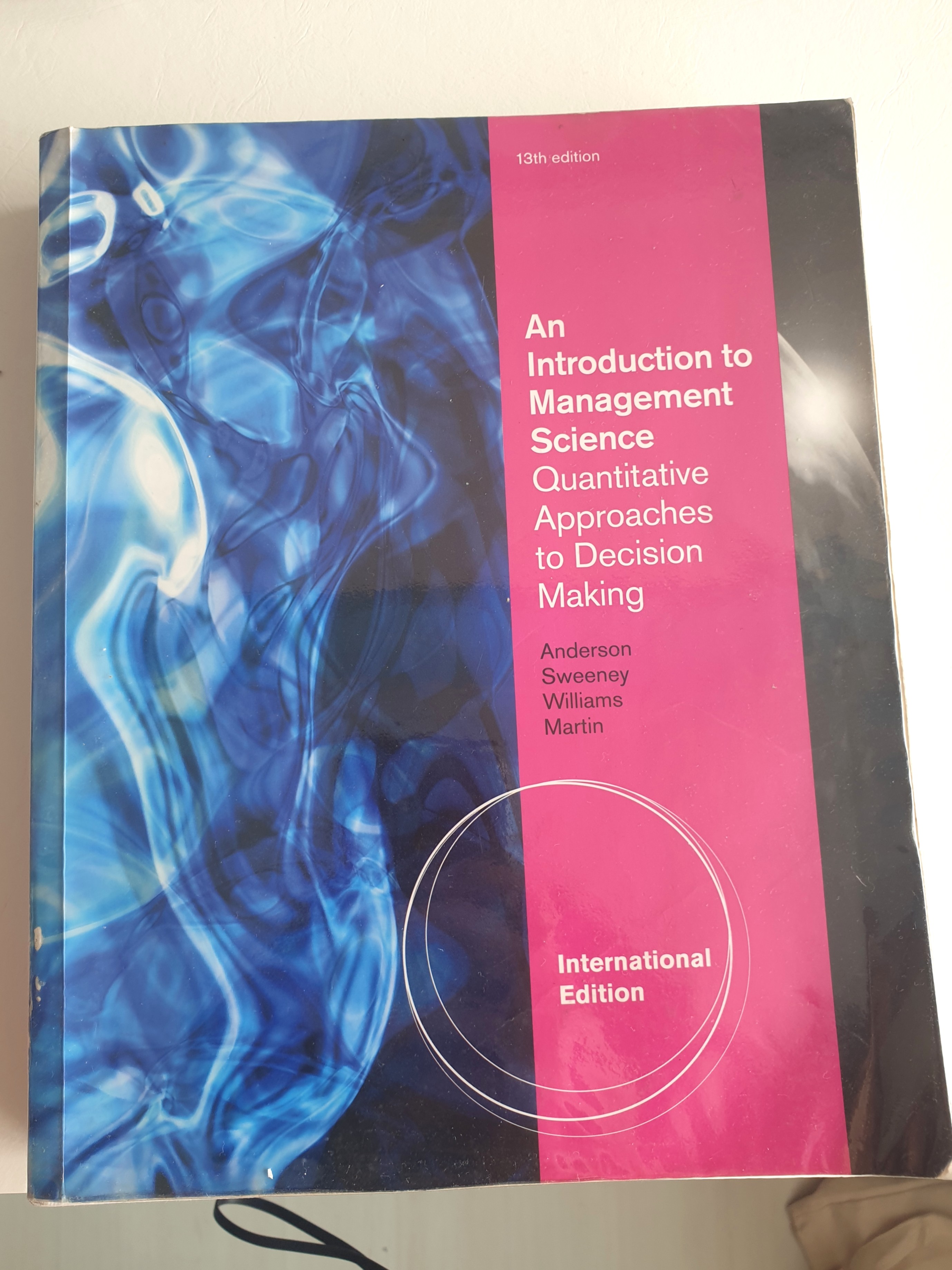 An introduction to management science, 13th edition, Hobbies &amp; Toys, Books &amp; Magazines ...