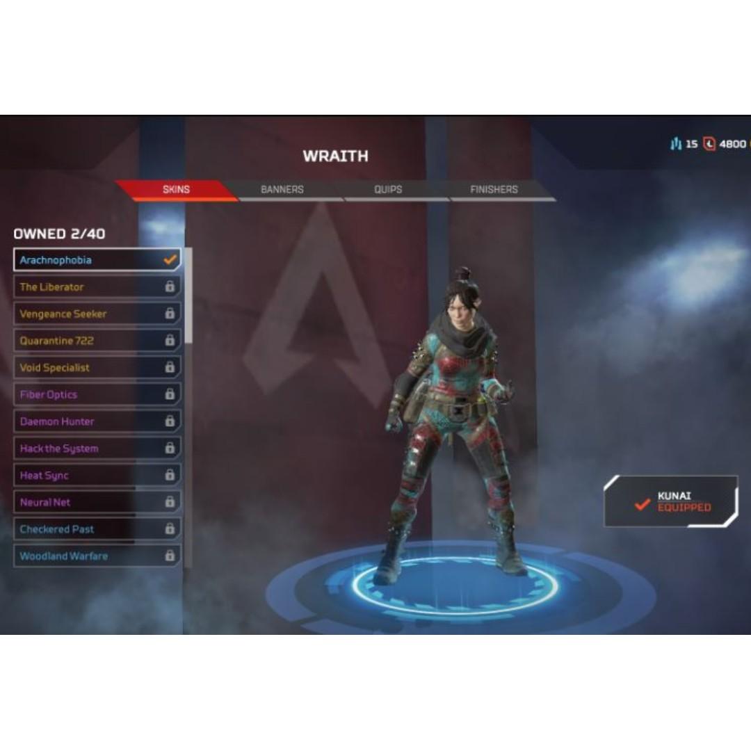 Apex Legends Wraith Heirloom Set Toys Games Video Gaming Video Games On Carousell