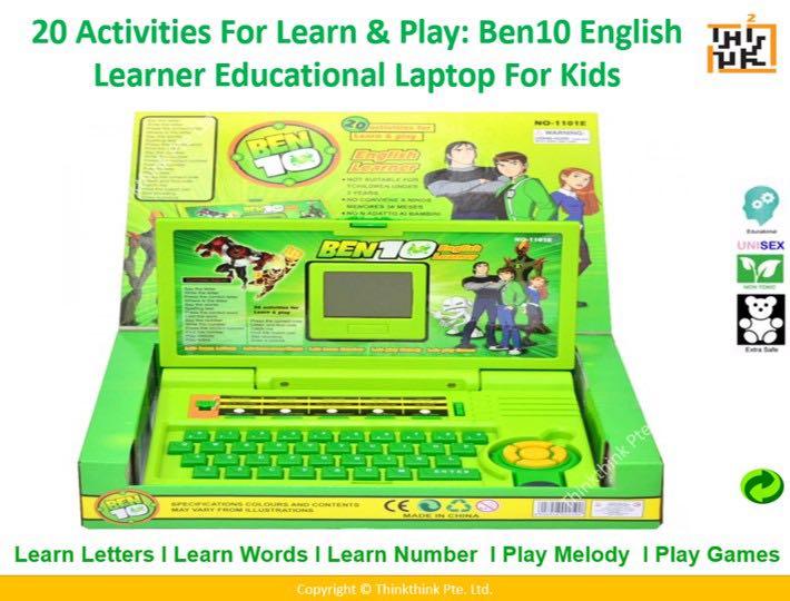 ben 10 english learner laptop