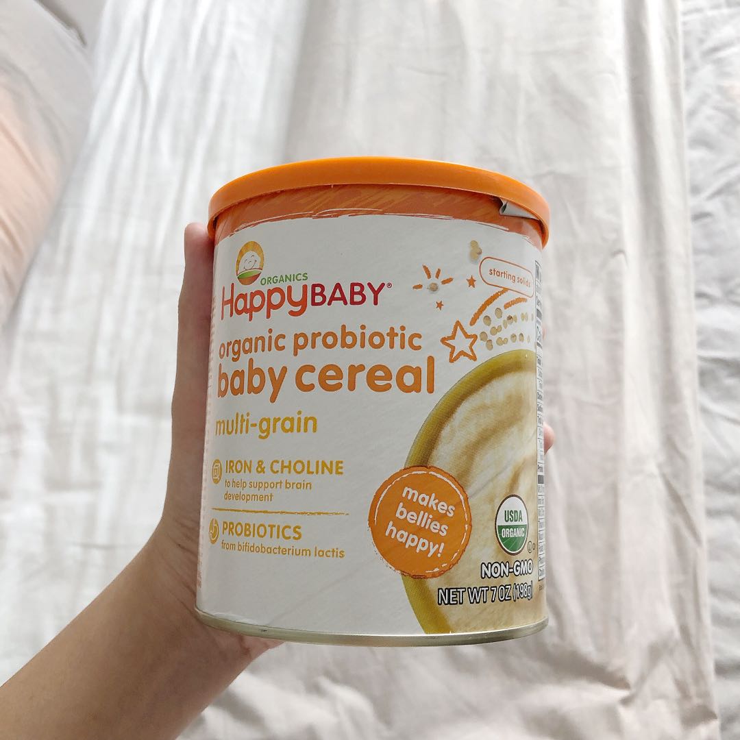 Happy baby organic probiotic baby cereal multigrain cheap