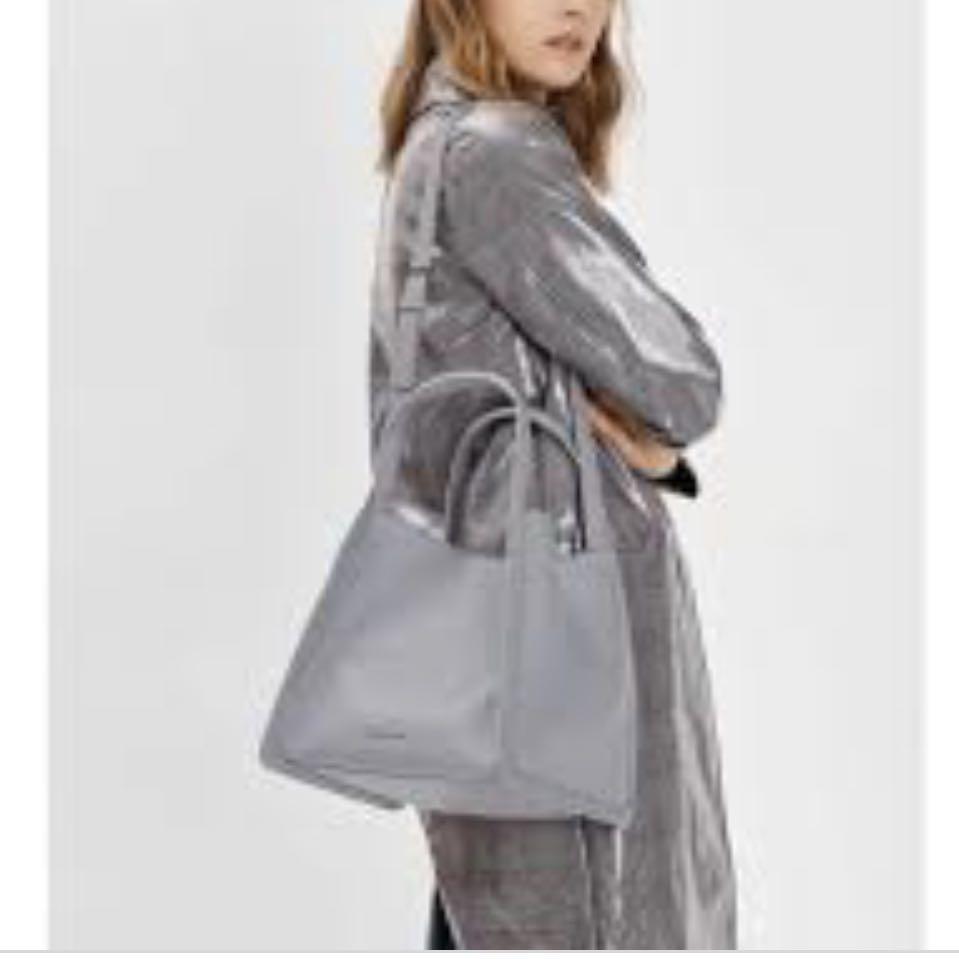tailored oversized tote bag