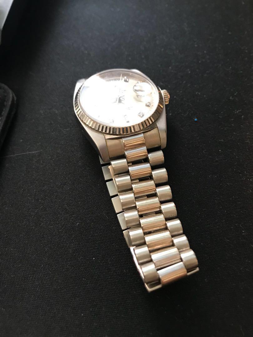 CHEAPEST Rolex Day Date White Gold 18039 Diamond Dial