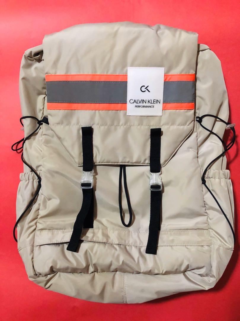 CK Performance Backpack (Category: Backpacks) located in Singapore. Submitted by baloo (Listing ID 247756233, Image 1). Description: Colour: Beige / Orange / 3m Reflective Strip Bag was bought from Tangs Scott Road Condition 10/10 Used 3 times for school. Bag is new. Bought August 2019. Selling because not utilised. DM me for any more info about the bag. ___________________________________________________________________________________ DETAILS D