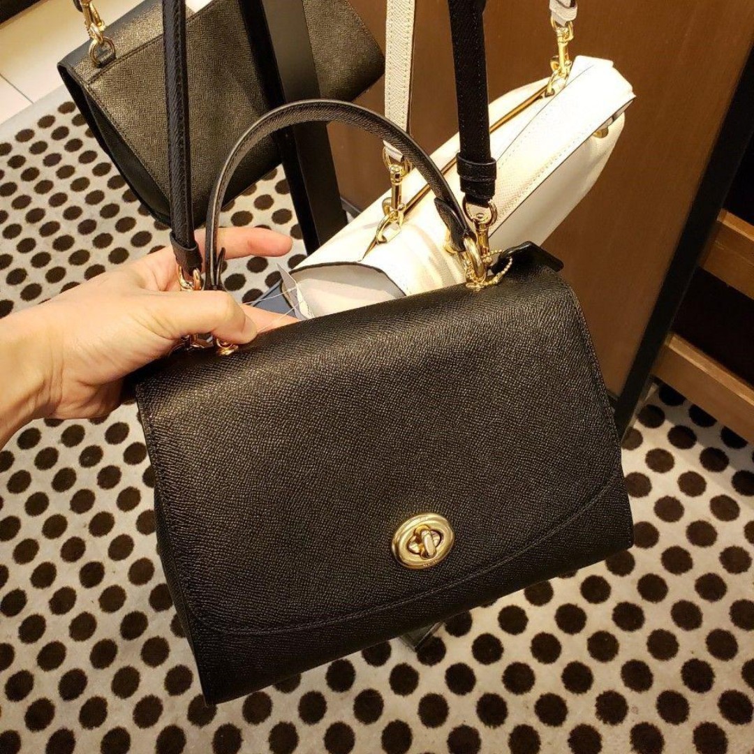 Coach Tilly Top Handle Satchel With Signature Canvas Luxury Bags
