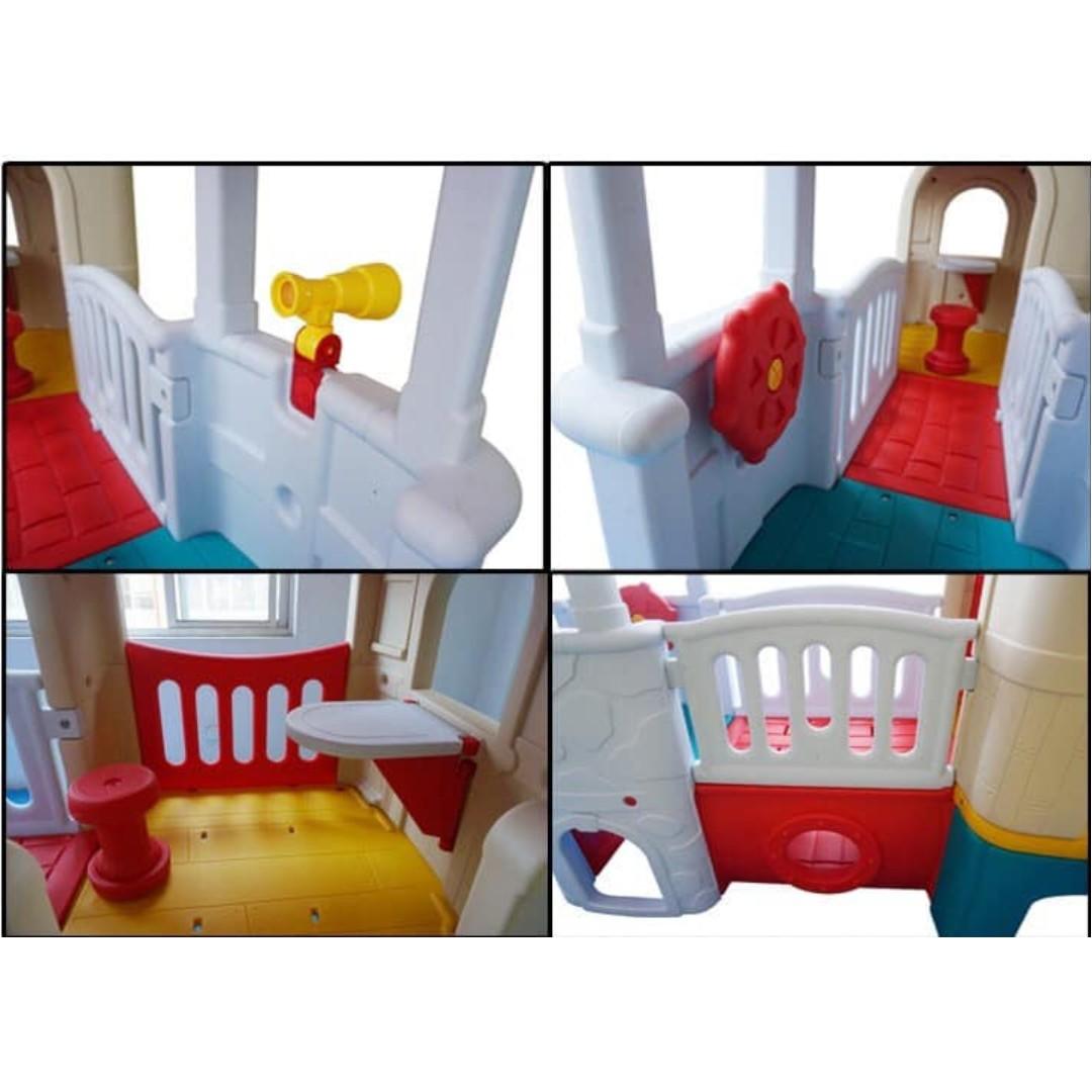 COD OK! Multi-functional Playhouse with Bridge and Double Slide for Indoor or Outdoor (Category: Infant Playtime) located in Manila. Submitted by borntoshop888_rechargeables (Listing ID 247563403, Image 3). Description: COD OK👍 within METRO MANILA and nearby LUZON AREAS Facebook Page : Borntoshop888 Cp #: 09701773888 /09976793888 💕💕💕💕💕💕💕💕 Multi-functional Playhouse with Bridge and Double Slide Material - ABS Plastic, LLDPE Suitable for -
