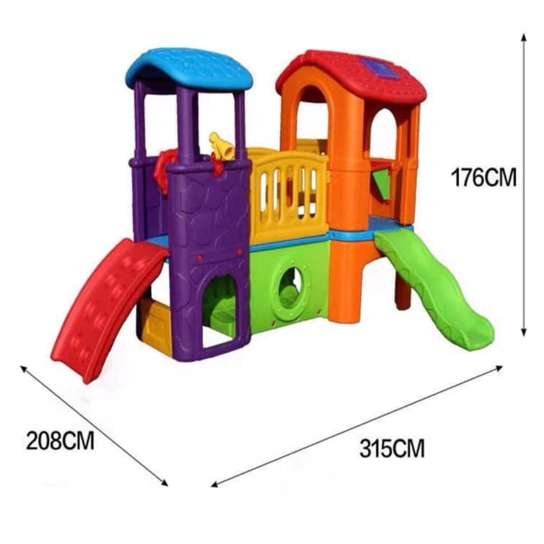 COD OK! Multi-functional Playhouse with Bridge and Double Slide for Indoor or Outdoor (Category: Infant Playtime) located in Manila. Submitted by borntoshop888_rechargeables (Listing ID 247563403, Image 2). Description: COD OK👍 within METRO MANILA and nearby LUZON AREAS Facebook Page : Borntoshop888 Cp #: 09701773888 /09976793888 💕💕💕💕💕💕💕💕 Multi-functional Playhouse with Bridge and Double Slide Material - ABS Plastic, LLDPE Suitable for -