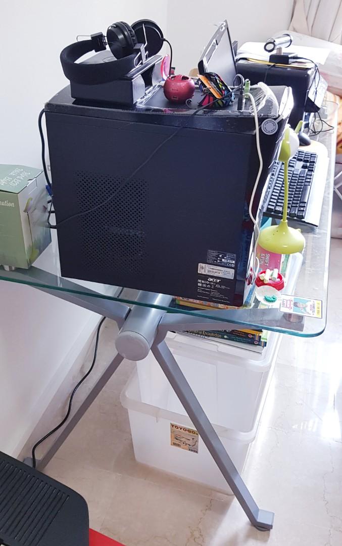 Computer Table, Furniture & Home Living, Furniture, Tables & Sets on ...