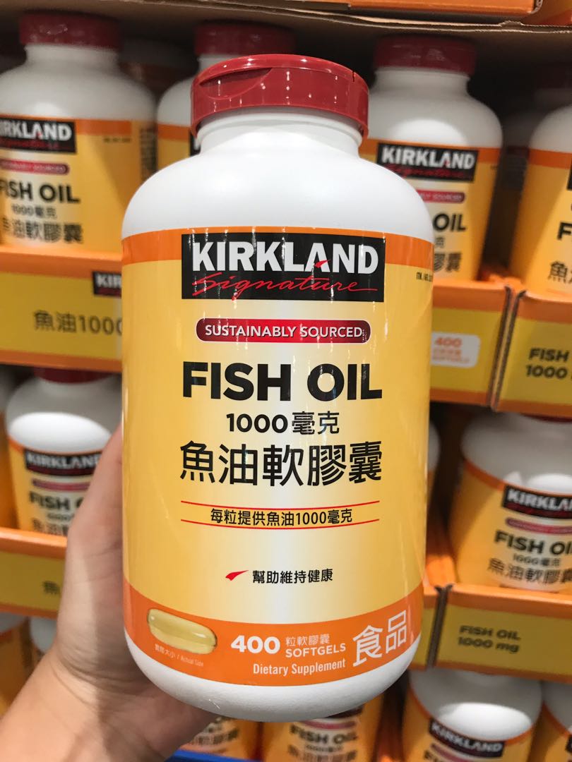 🚚宅配免運🚚 Costco好市多 KIRKLAND 科克蘭魚油1000毫克 400粒  fish oil 照片瀏覽 1