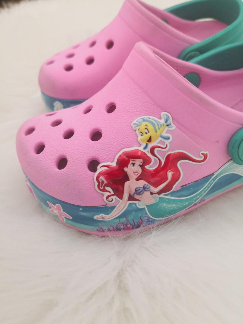 the little mermaid crocs