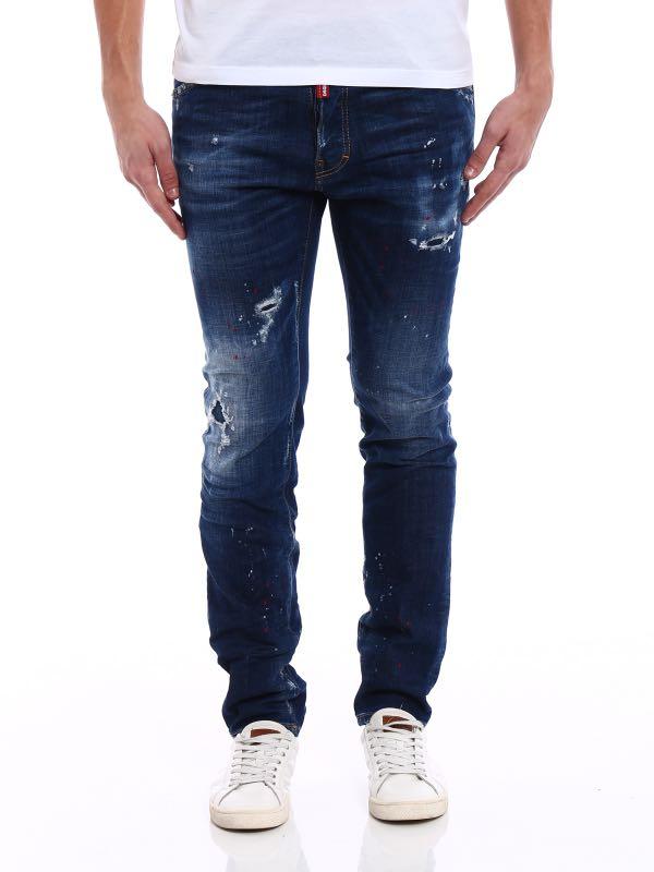 Dsquared2 Jeans (Cool Guy) Red Paint 