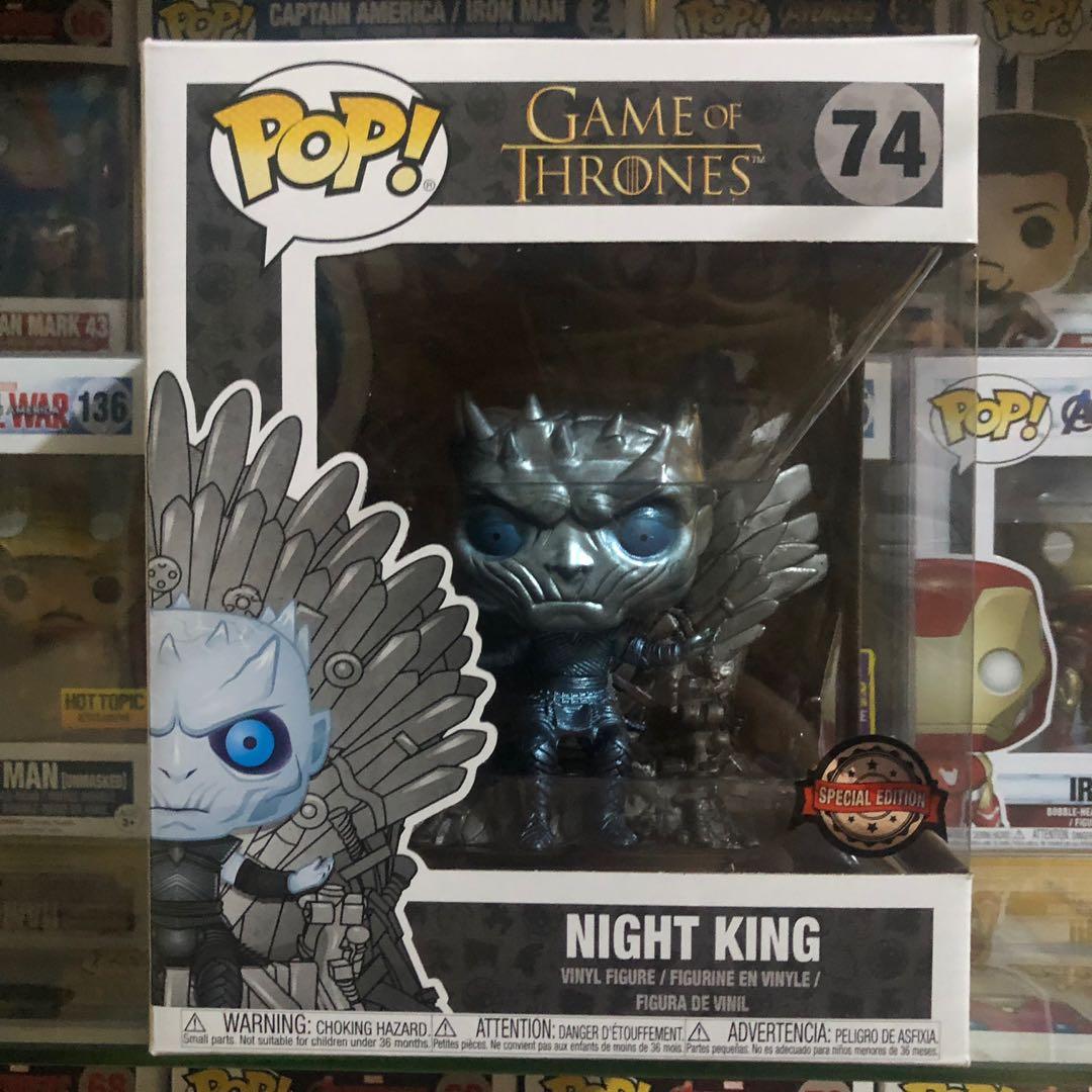 night king iron throne pop