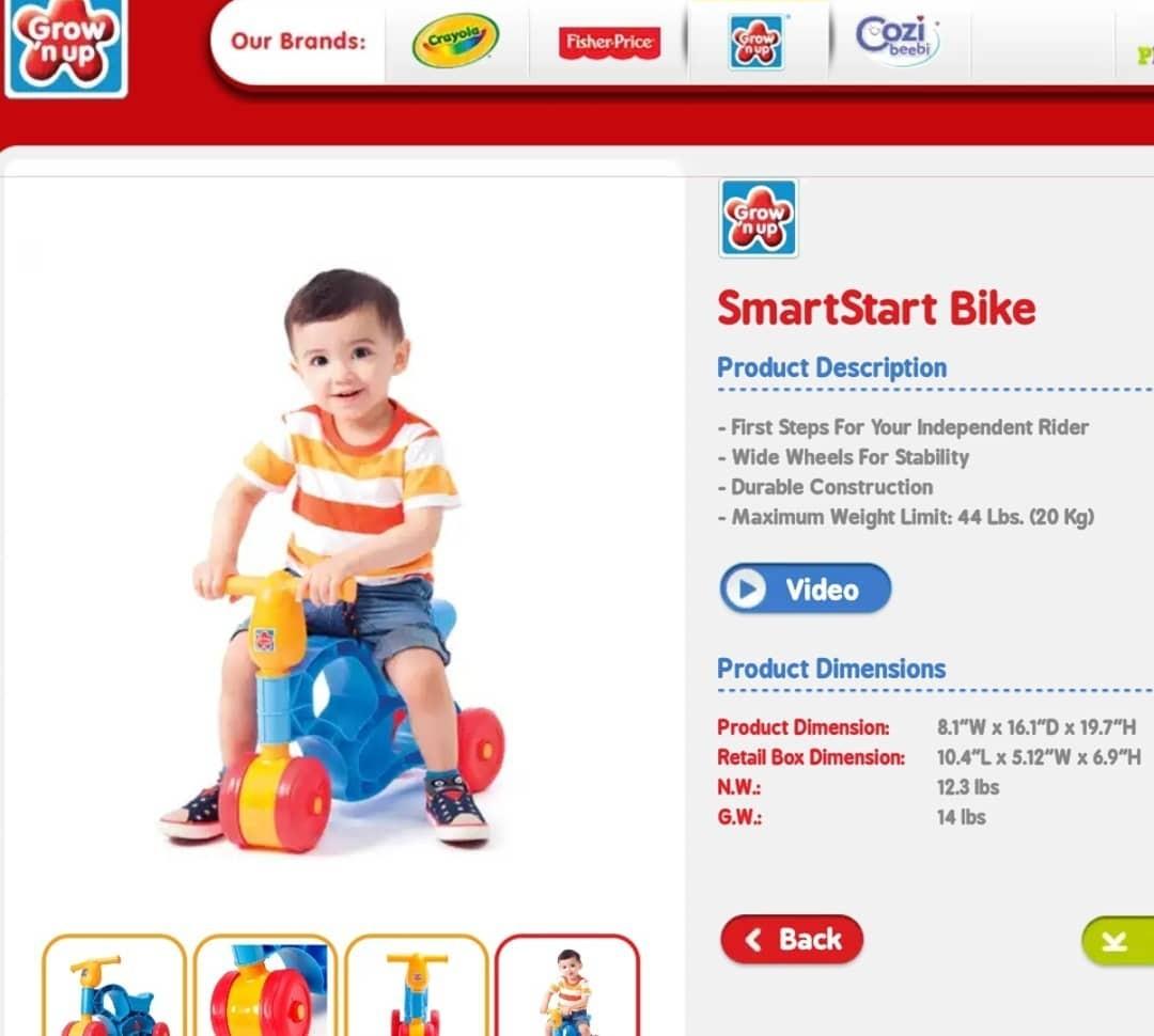 Grow n up smart start online bike