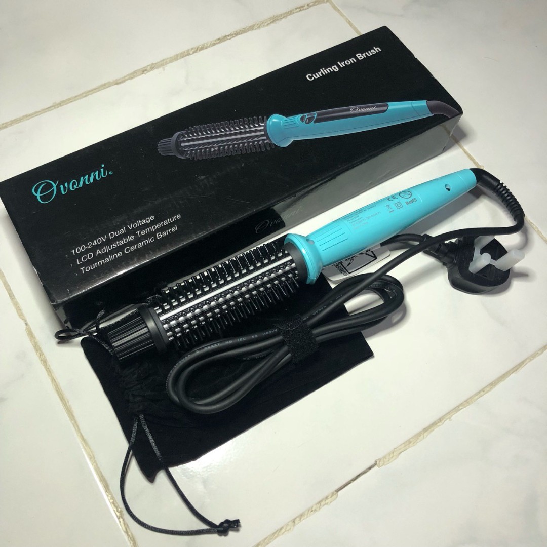 Ovonni curling iron outlet brush