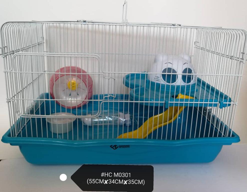 Hamster Cage Large Double Floor 55cm x 36cm x 34cm M0301 Pet