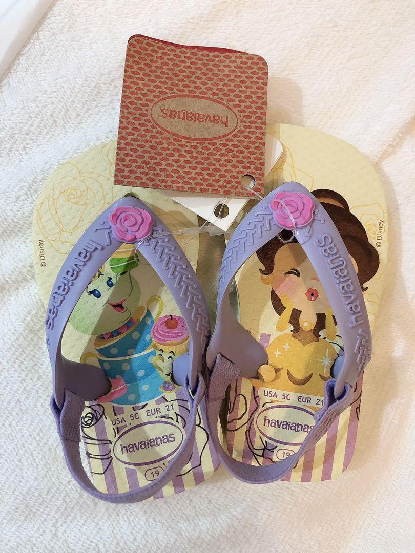 Havaianas disney princess belle flip flop Bayi Anak Baju Bayi