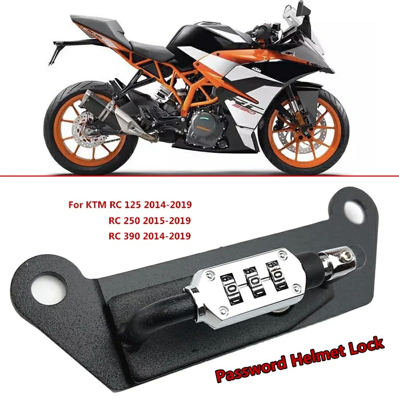 duke 390 helmet lock