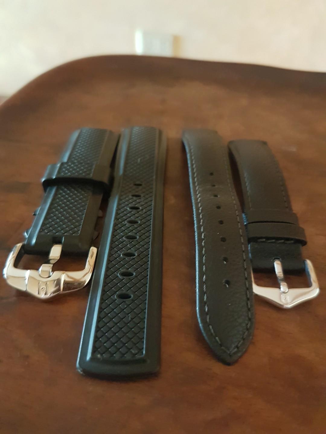 Hirsch rubber and leather straps Men s Fashion Watches