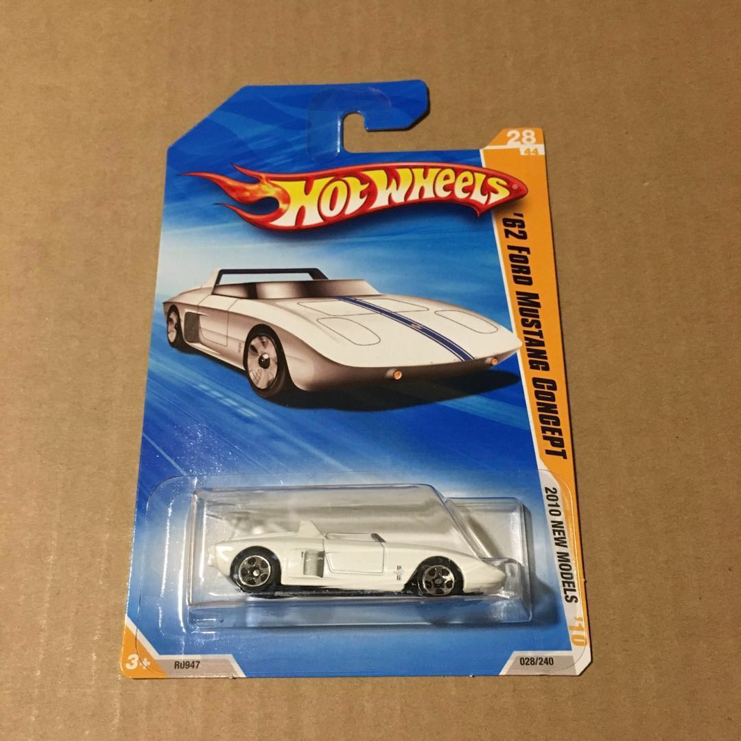 hot wheels 62 ford mustang concept