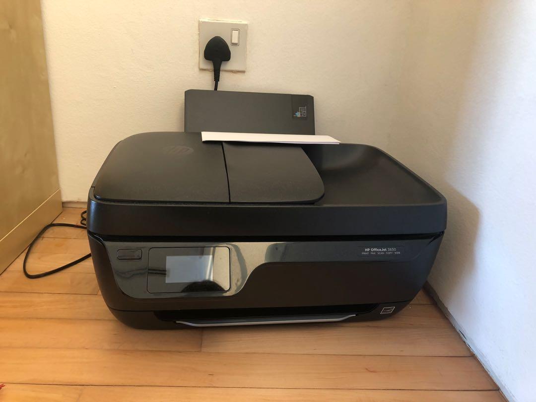 scanning hp officejet 3830