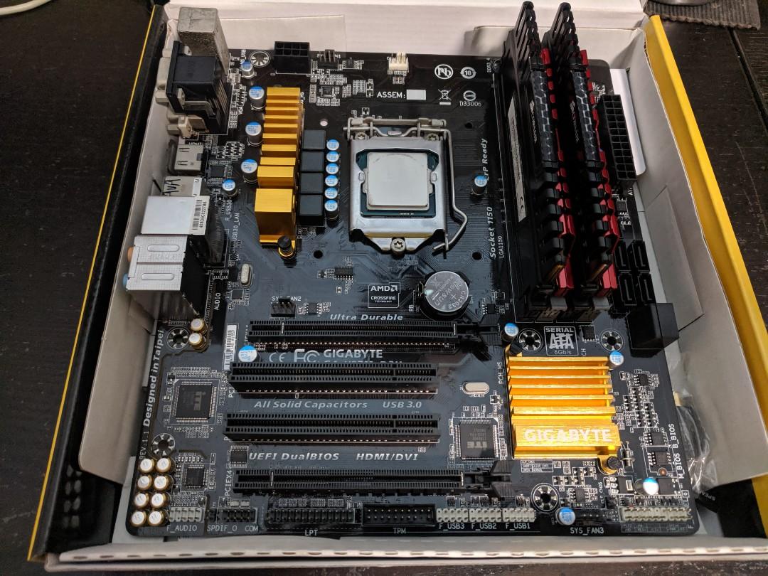 I5 4690 Ga H97m D3h 16gb Electronics Computer Parts Accessories On Carousell