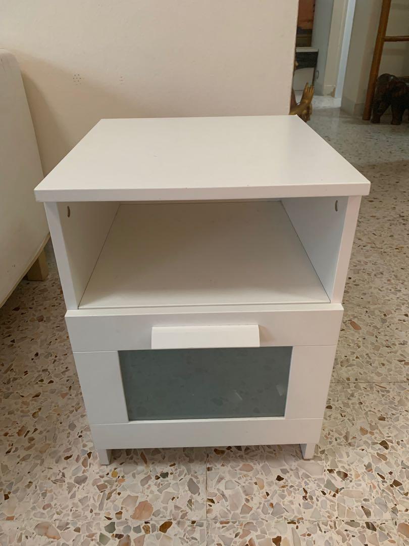 IKEA bedside table BRIMNES, Furniture & Home Living, Furniture