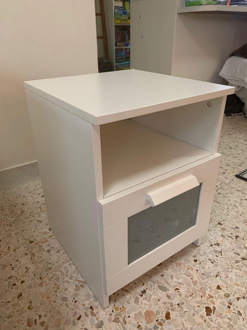 IKEA bedside table BRIMNES, Furniture & Home Living, Furniture