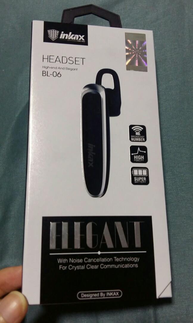Inkax Bluetooth Headset, Audio, Earphones on Carousell