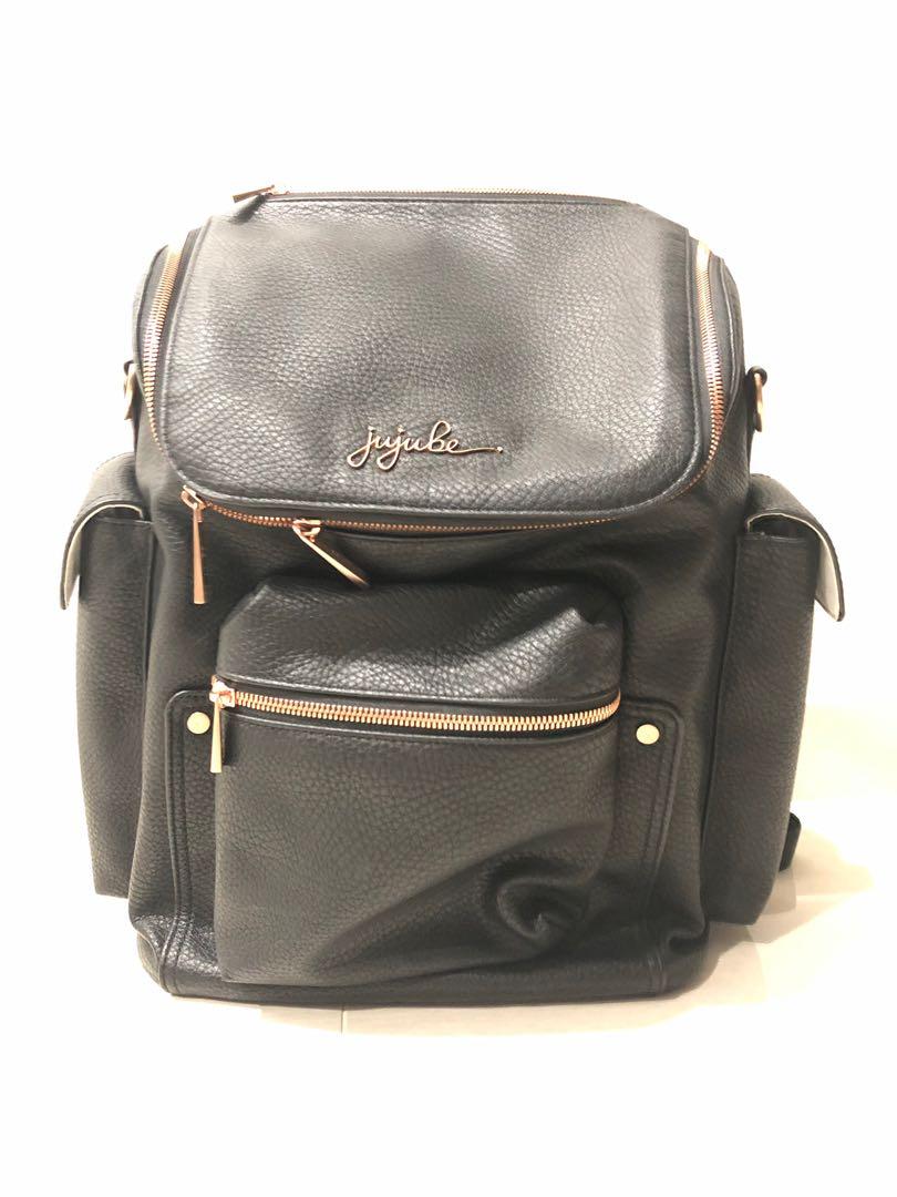 jujube leather diaper bag