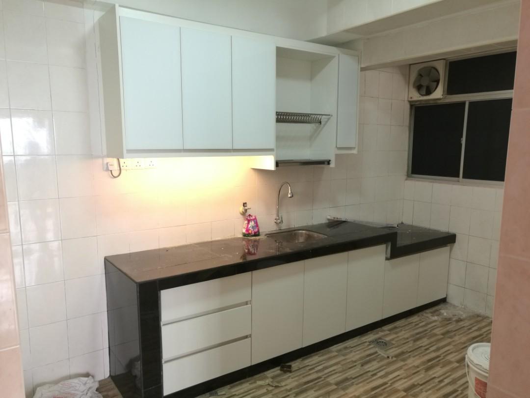 Kitchen Cabinet Dapur Murah Wardrobe Carpenter Kl New Home