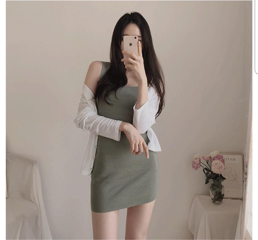 Korean bodycon dress clearance