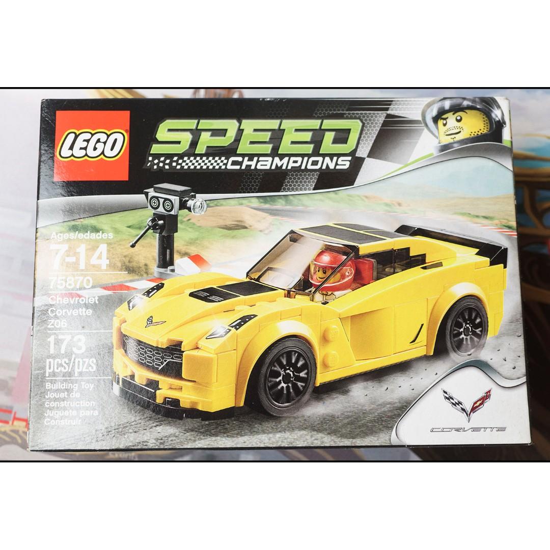 lego speed champions chevrolet corvette z06