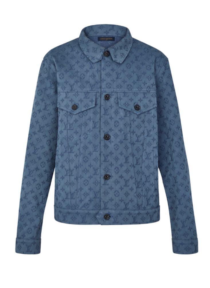 Louis Vuitton Blue Monogram Denim Jacket