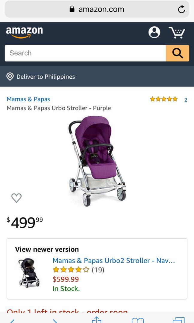 Purple mamas and papas sales stroller